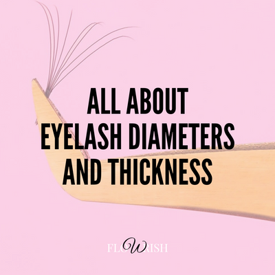 Eyelash Diameters And Thickness